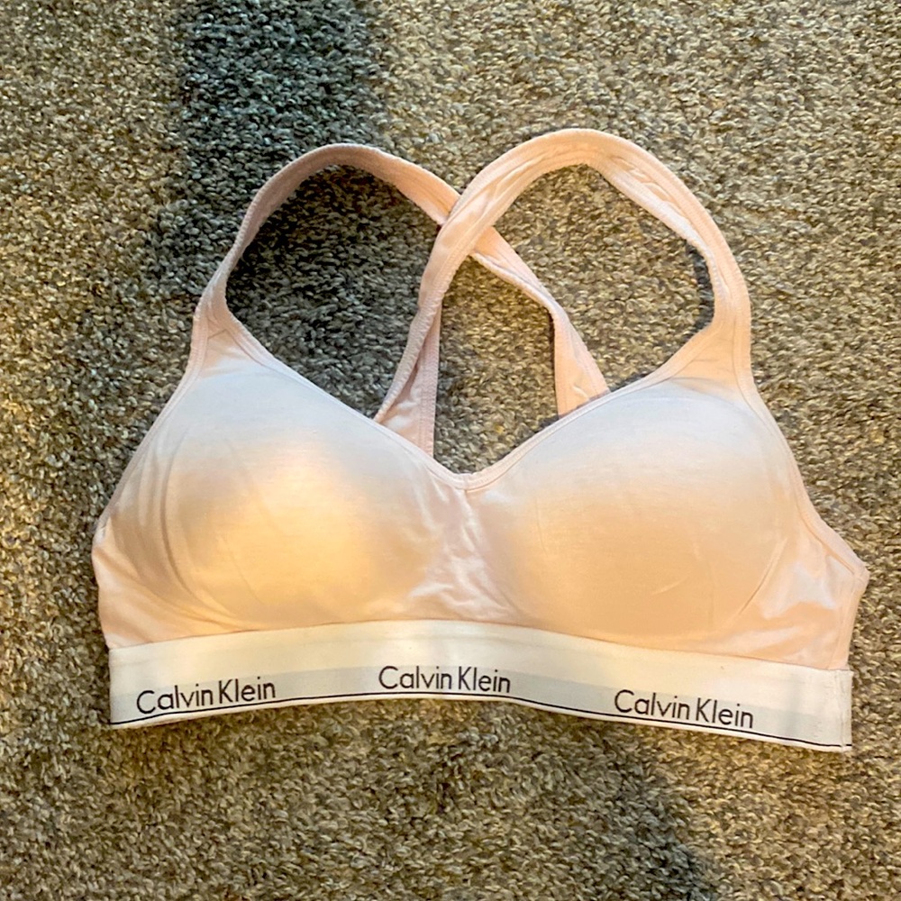 Pink Calvin Klein Bra